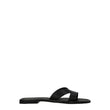 Kenzo Black Leather Slippers