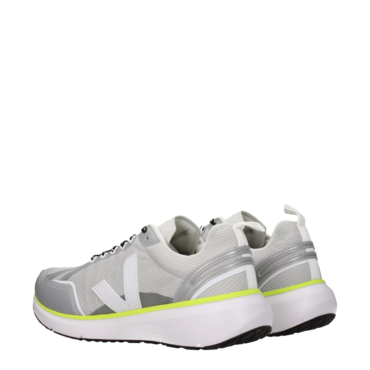 Veja Gray Fabric Athletic Sneakers