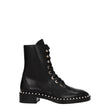 Stuart Weitzman Black Leather Ankle Boots