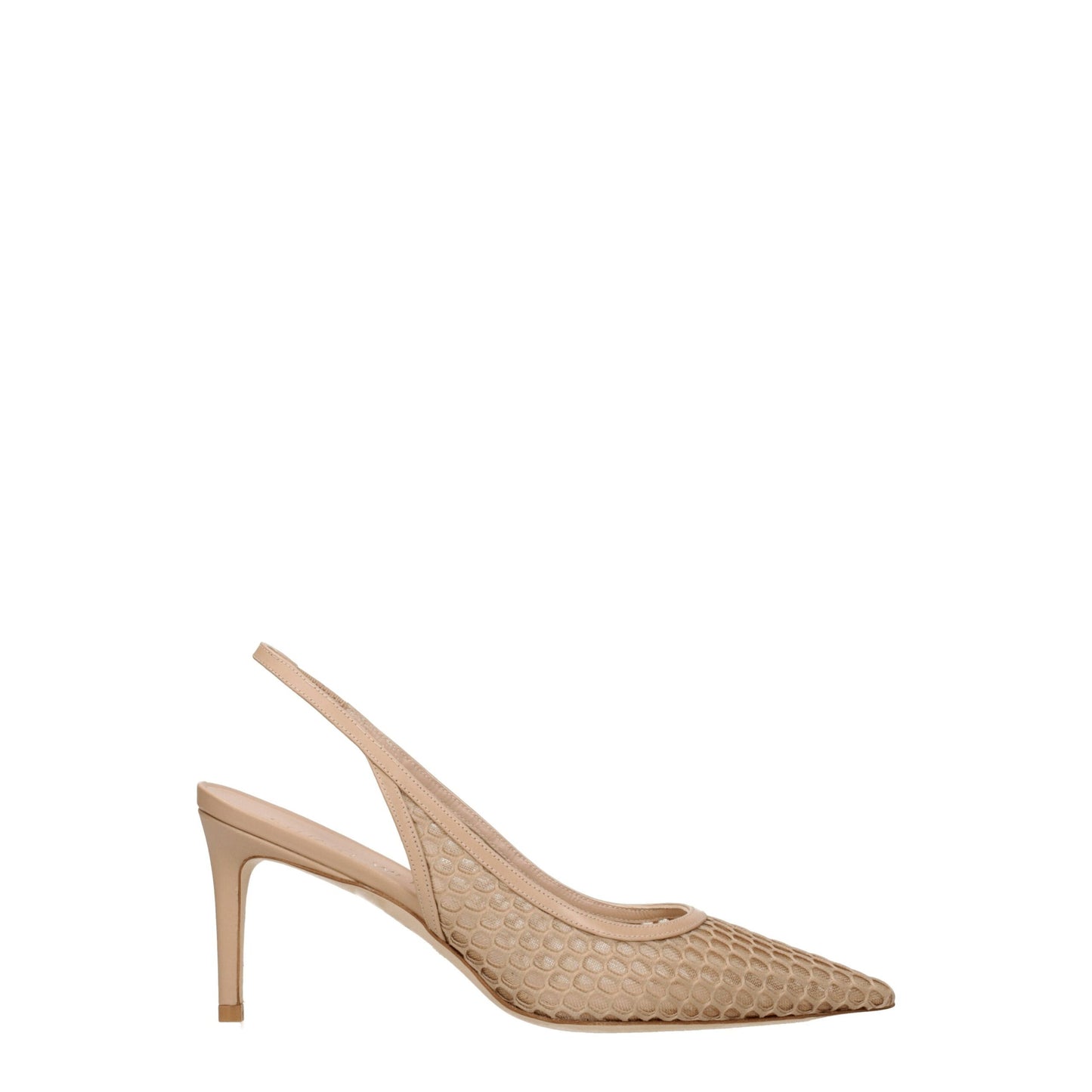 Stuart Weitzman Beige Leather Pumps