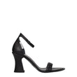 Premiata Black Leather Flat Sandals