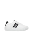 Versace White Leather Low Top Sneakers