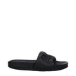 Ambush Black Leather Slippers