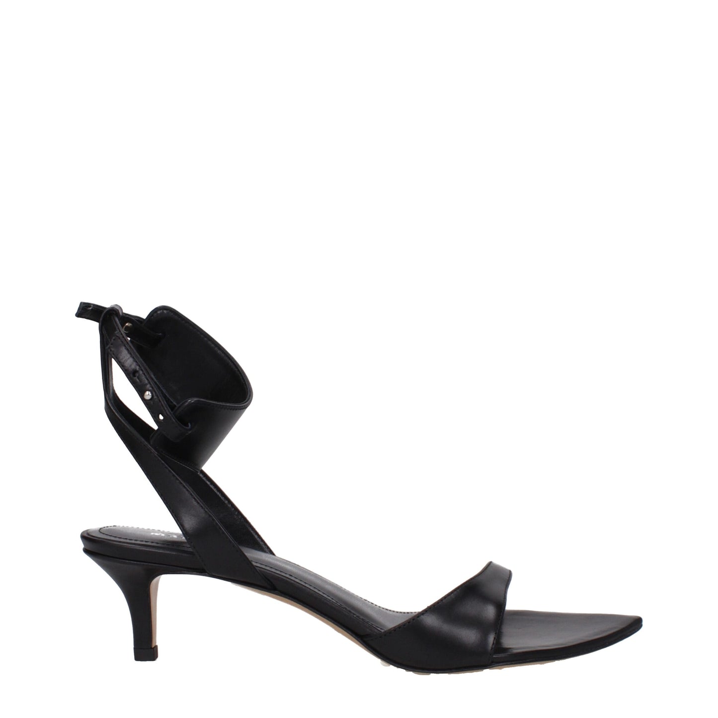 Isabel Marant Black Leather Flat Sandals