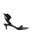 Isabel Marant Black Leather Flat Sandals