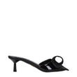 Prada Black Leather Sandals