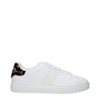 Versace White Leather Low Top Sneakers