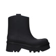 Chloé Black Cotton Ankle Boots
