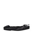 Jacquemus Black Leather Ballet Flats