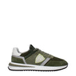 Philippe Model Green Leather Athletic Sneakers