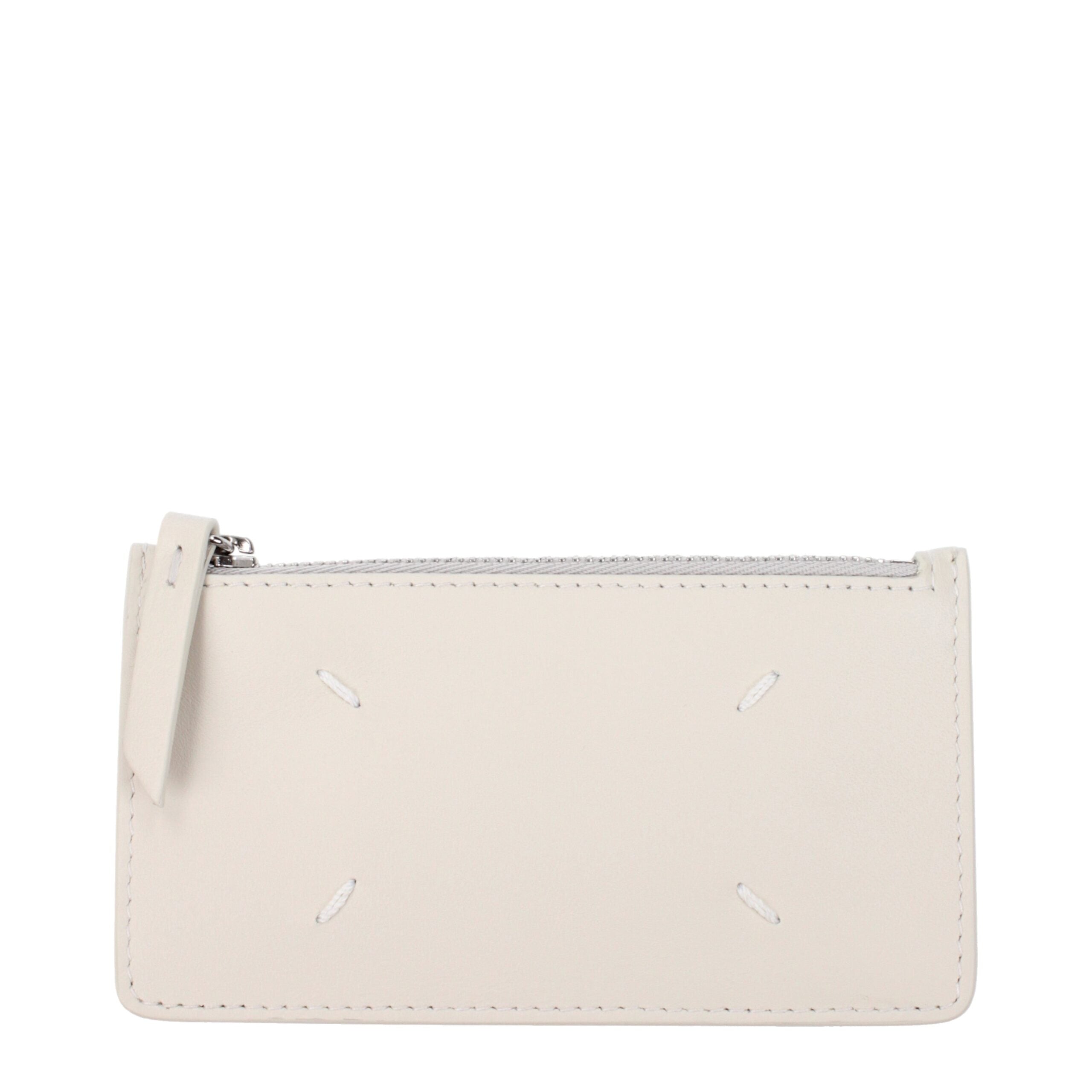 Maison Margiela Beige Leather Wallet