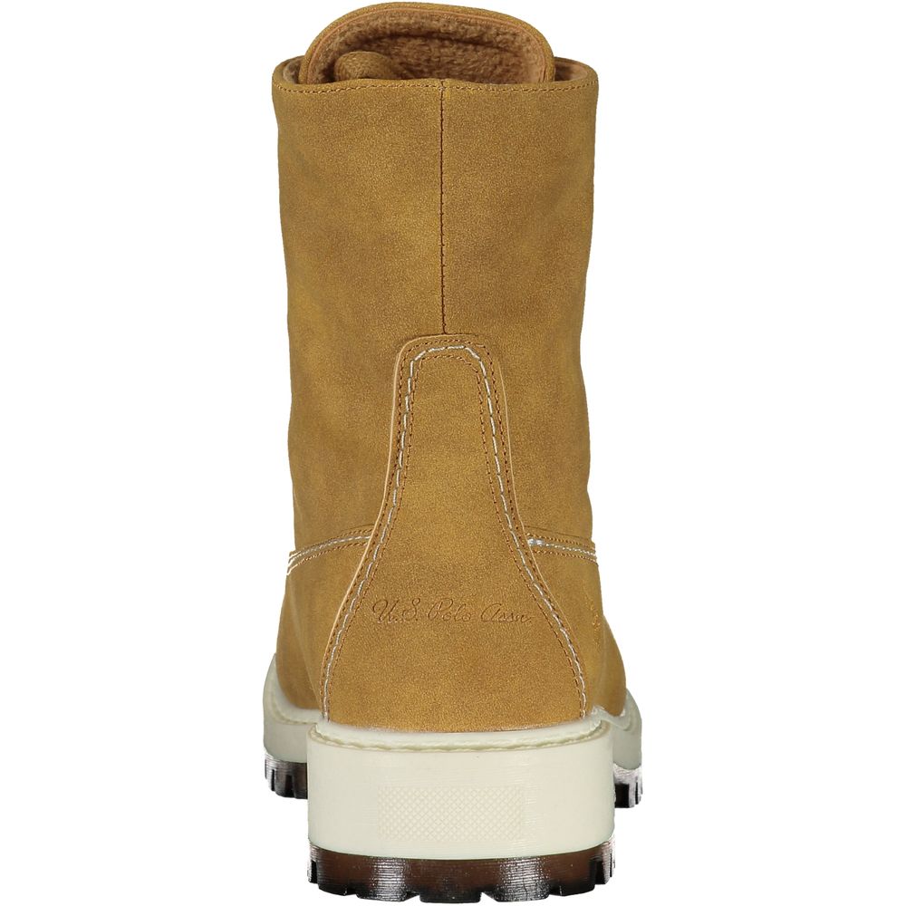 U.S. POLO ASSN. Brown Polyester Women Boot