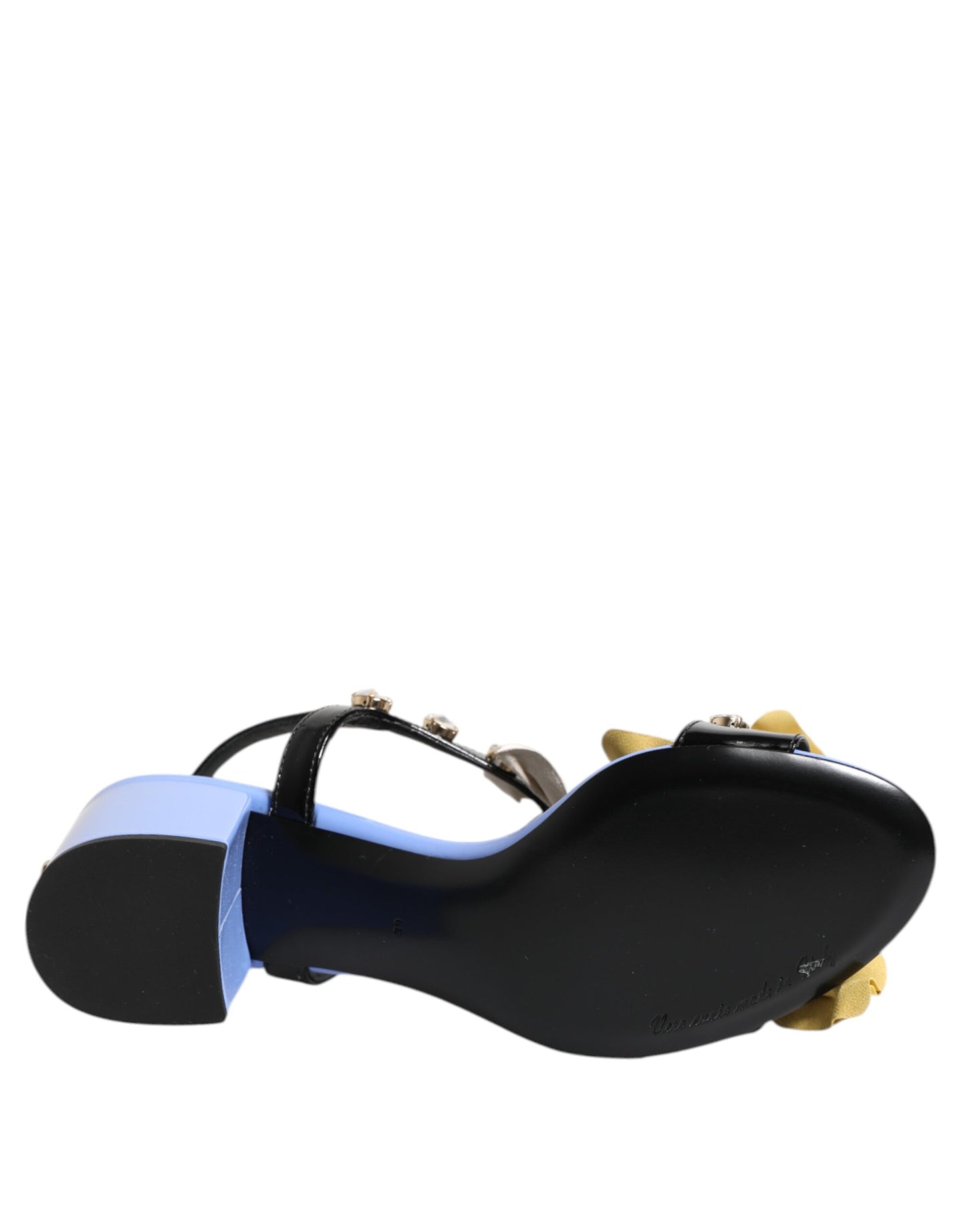 Dolce & Gabbana Multicolor Floral Crystal KEIRA Sandals Shoes