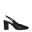 Max Mara Black Leather Pumps