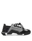 Dolce & Gabbana Black Gray NS1 Low Top Sneakers Shoes