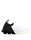 Dolce & Gabbana White Black Low Top Sorrento Sneakers Shoes
