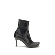 Balenciaga Black Calf Leather Bos Taurus Ankle Boots