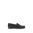 Chloé Black Calf Leather Bos Taurus Slip-On Loafers