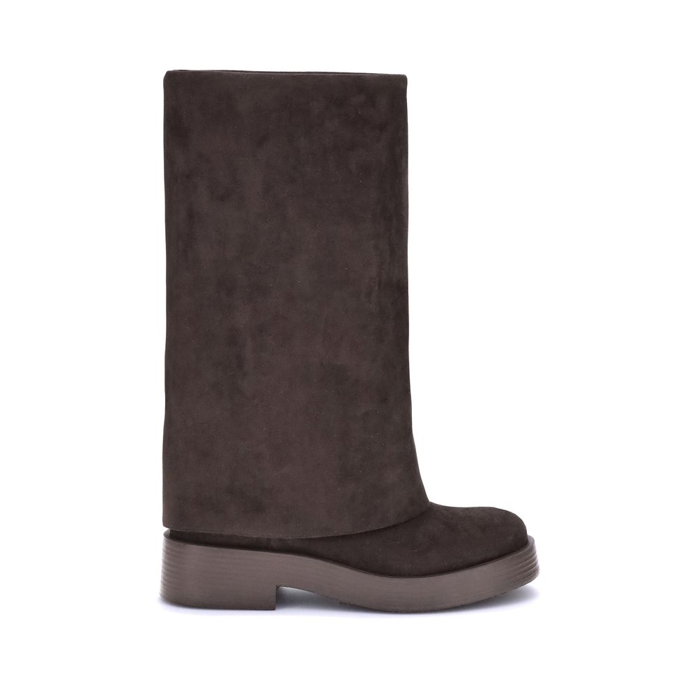 Casadei Brown Polyester Boots