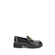 Valentino Garavani Black Leather Slip-On Loafers