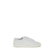 Saint Laurent White Calf Leather Bos Taurus Low Top Sneakers