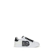 Dolce & Gabbana White Calf Leather Bos Taurus Low Top Sneakers