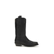 Ganni Black Recycled Leather Boots