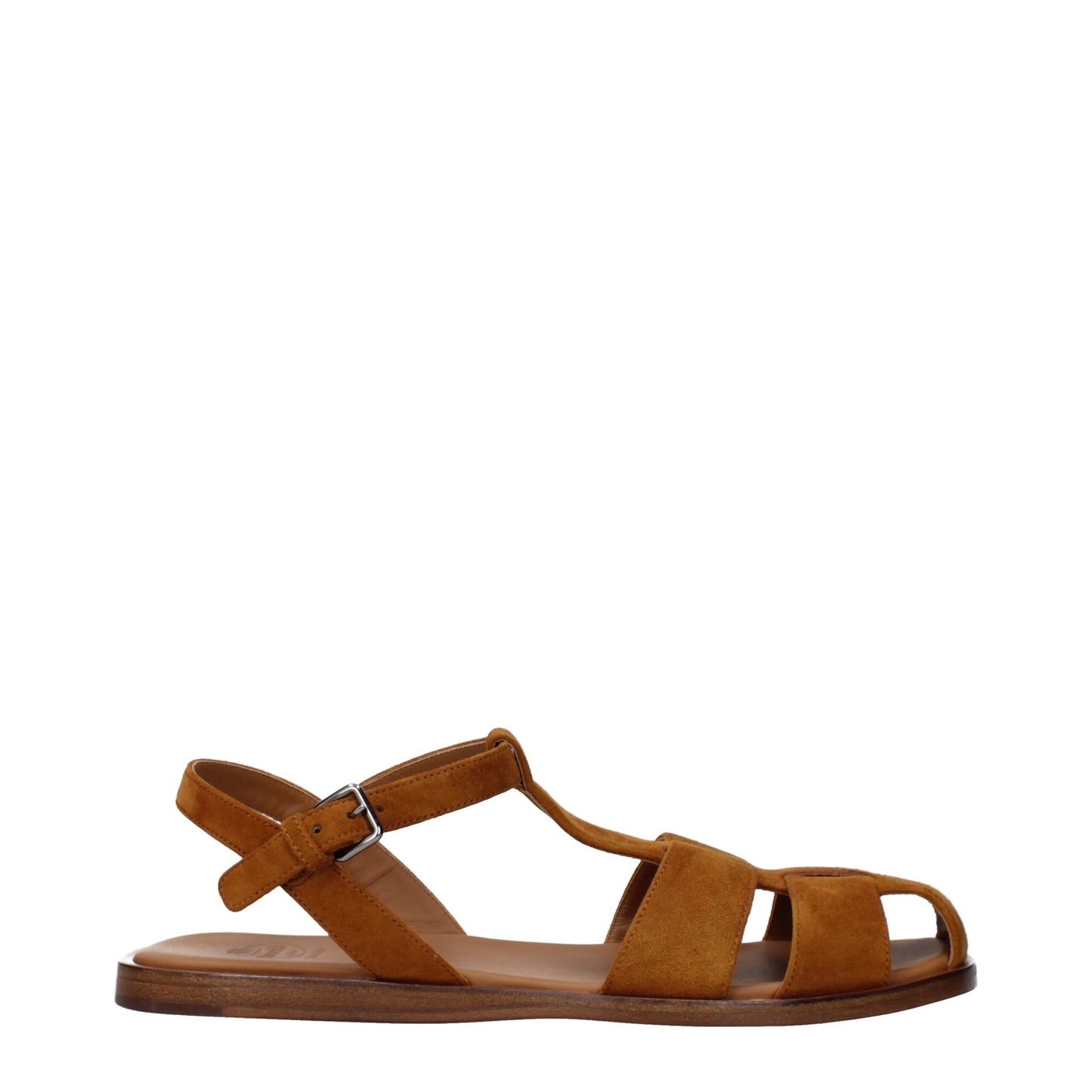 Church's Brown Leather Flat Sandals