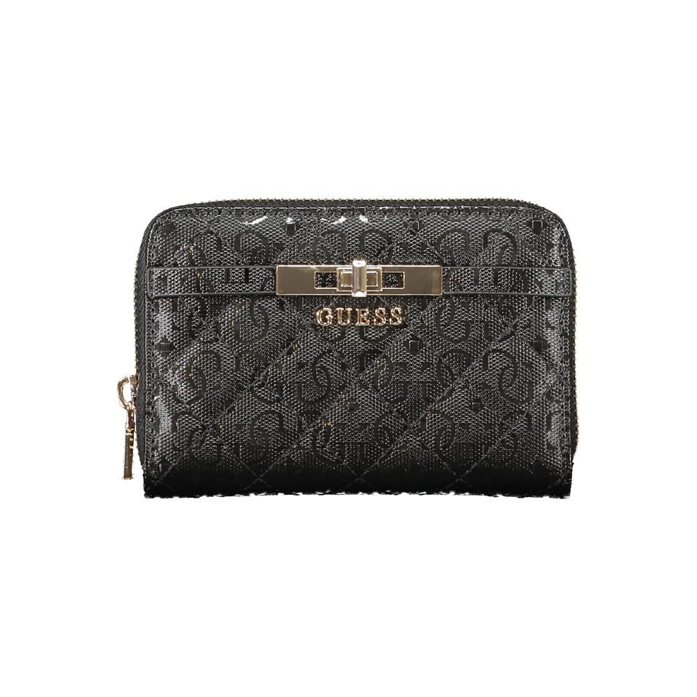 Guess Jeans Black Polyurethane Women Wallet