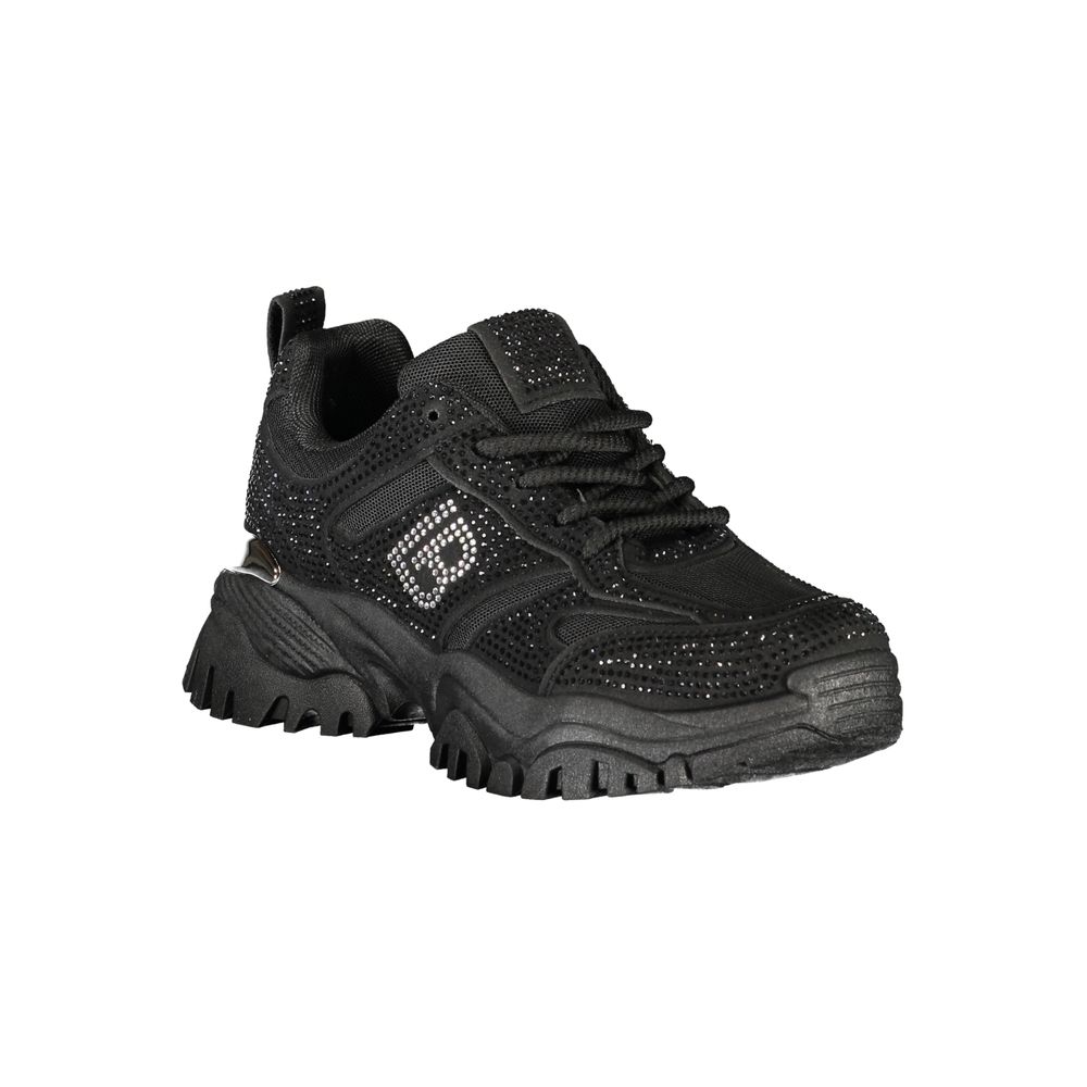 Laura Biagiotti Black Polyurethane Women Sneaker