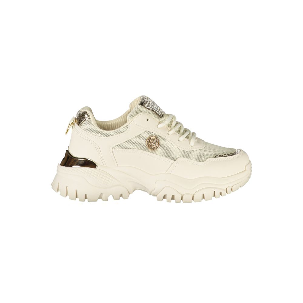 Laura Biagiotti Beige Polyester Women Sneaker
