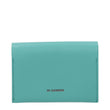 Jil Sander Green Leather Cardholder