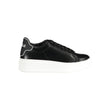 Gaelle Paris Black Polyurethane Women Sneaker