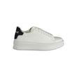 Gaelle Paris White Polyurethane Women's Sneaker