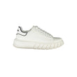 Gaelle Paris White Polyurethane Women Sneaker