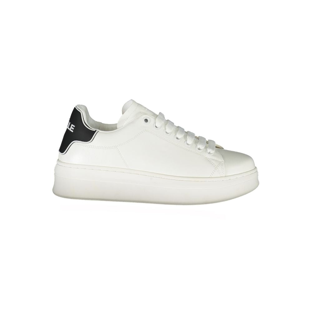 Gaelle Paris Bianco Poliuretano Women Sneaker