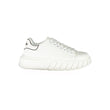 Gaelle Paris White Polyurethane Women Sneaker