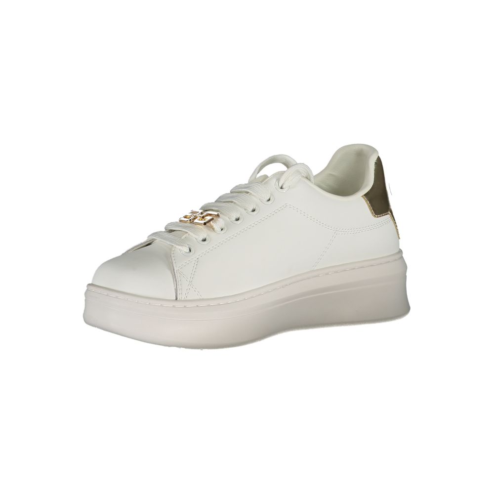 Gaelle Paris Bianco Poliuretano Women Sneaker
