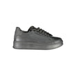 Gaelle Paris Black Polyurethane Men Sneaker