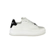 Gaelle Paris White Polyurethane Women Sneaker