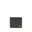Valentino Garavani Black Calf Leather Bos Taurus Wallet
