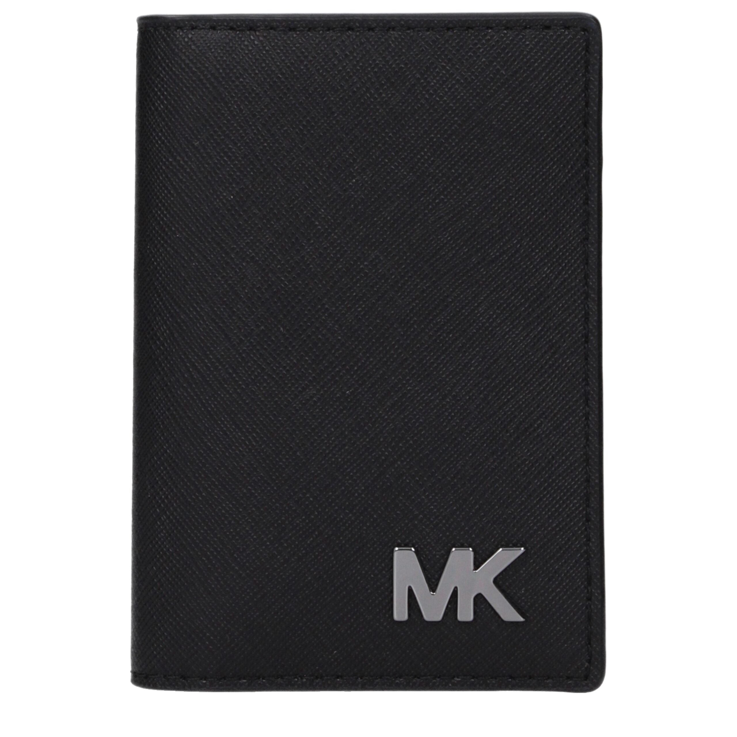 Michael Kors Black Fabric Cardholder