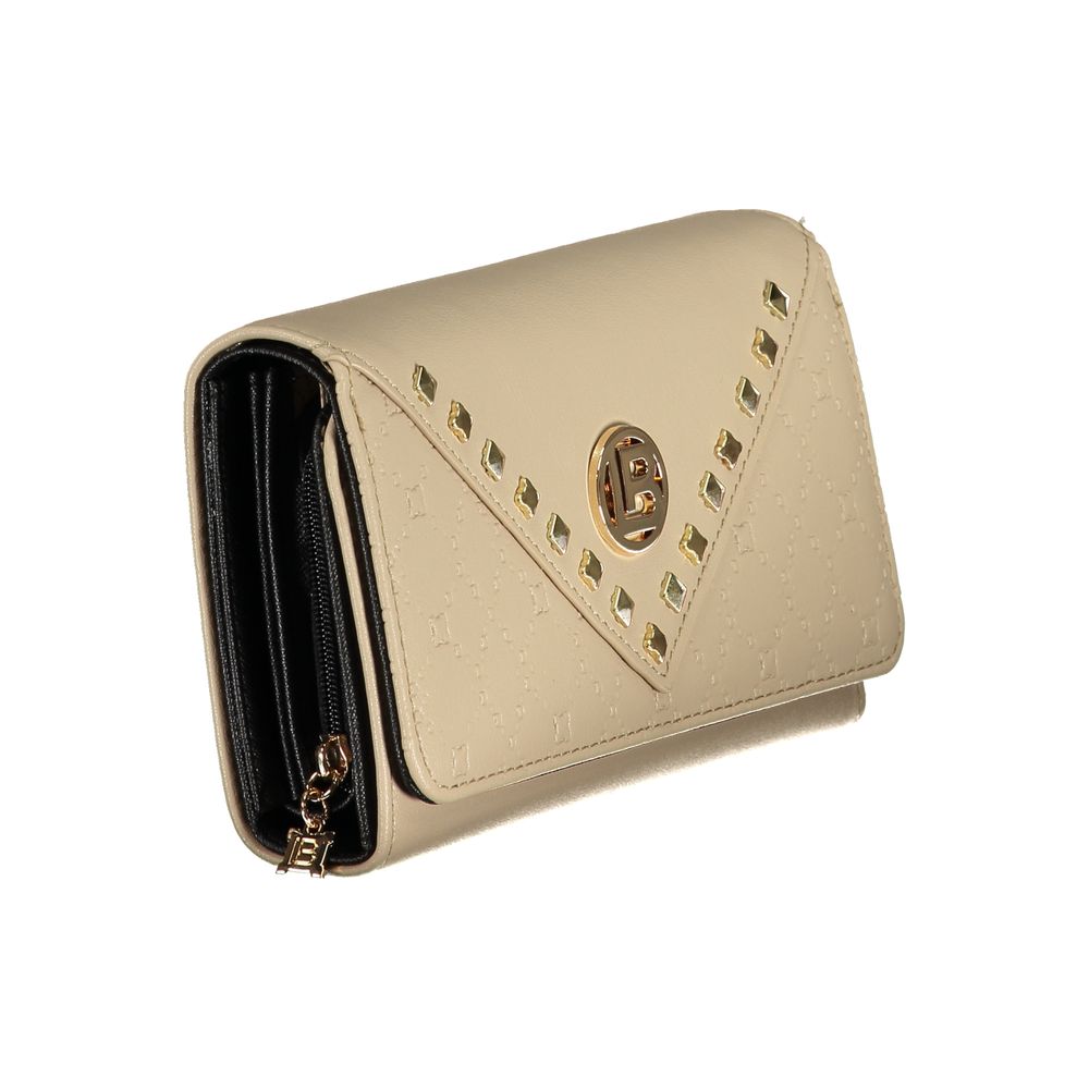 Laura Biagiotti Beige Polyurethane Women Wallet