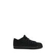 Y-3 Black Leather Low Top Sneakers