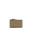Brunello Cucinelli Beige Calf Leather Bos Taurus Wallet