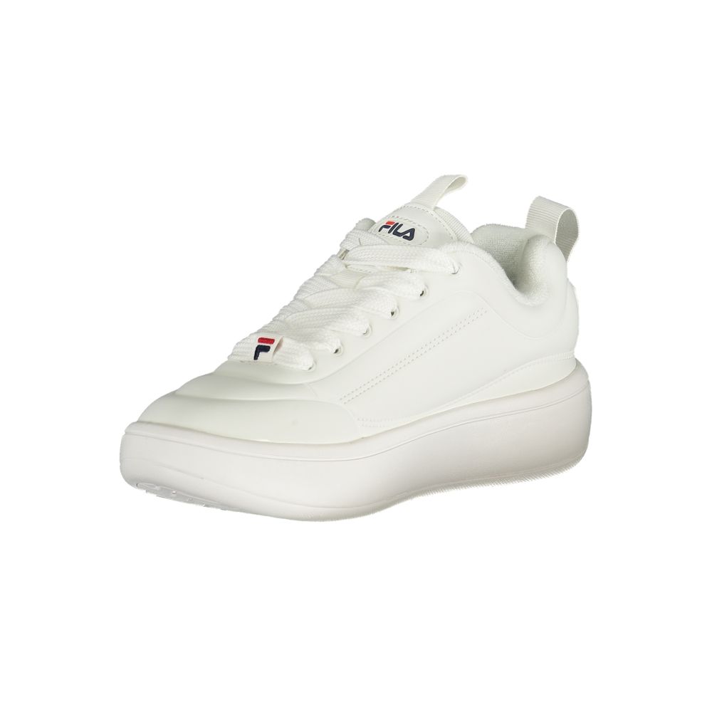 Fila White Polyester Women Sneaker