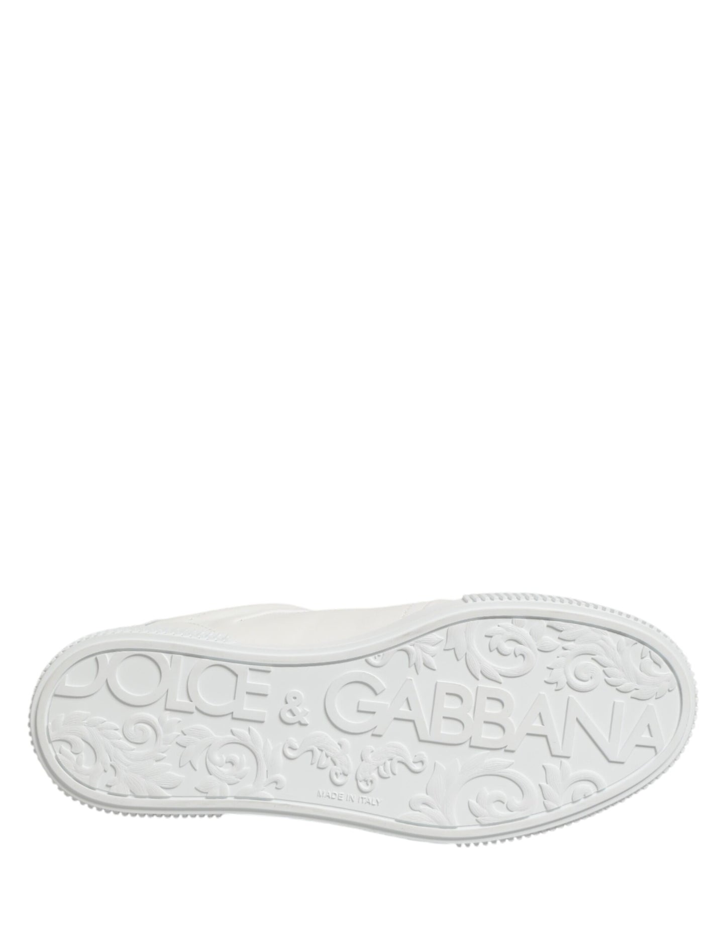 Dolce & Gabbana MIAMI Calf Low Top Men Sneakers  White