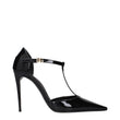 Dolce & Gabbana Black Leather High Heel Pumps