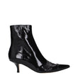 Maison Margiela Black Leather Ankle Boots
