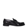 Givenchy Black Leather Slip-On Loafers